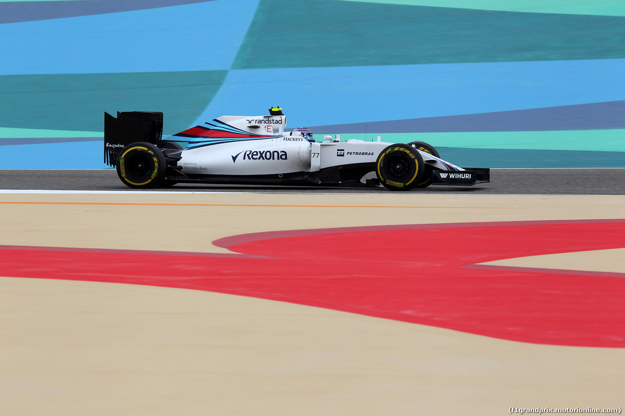 GP BAHRAIN, 01.04.2016 - Prove Libere 1, Valtteri Bottas (FIN) Williams FW38
