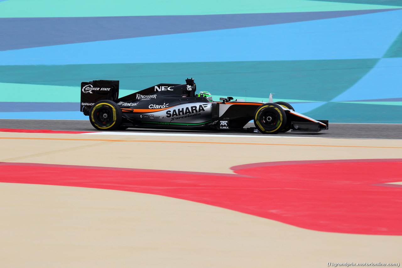 GP BAHRAIN, 01.04.2016 - Prove Libere 1, Nico Hulkenberg (GER) Sahara Force India F1 VJM09