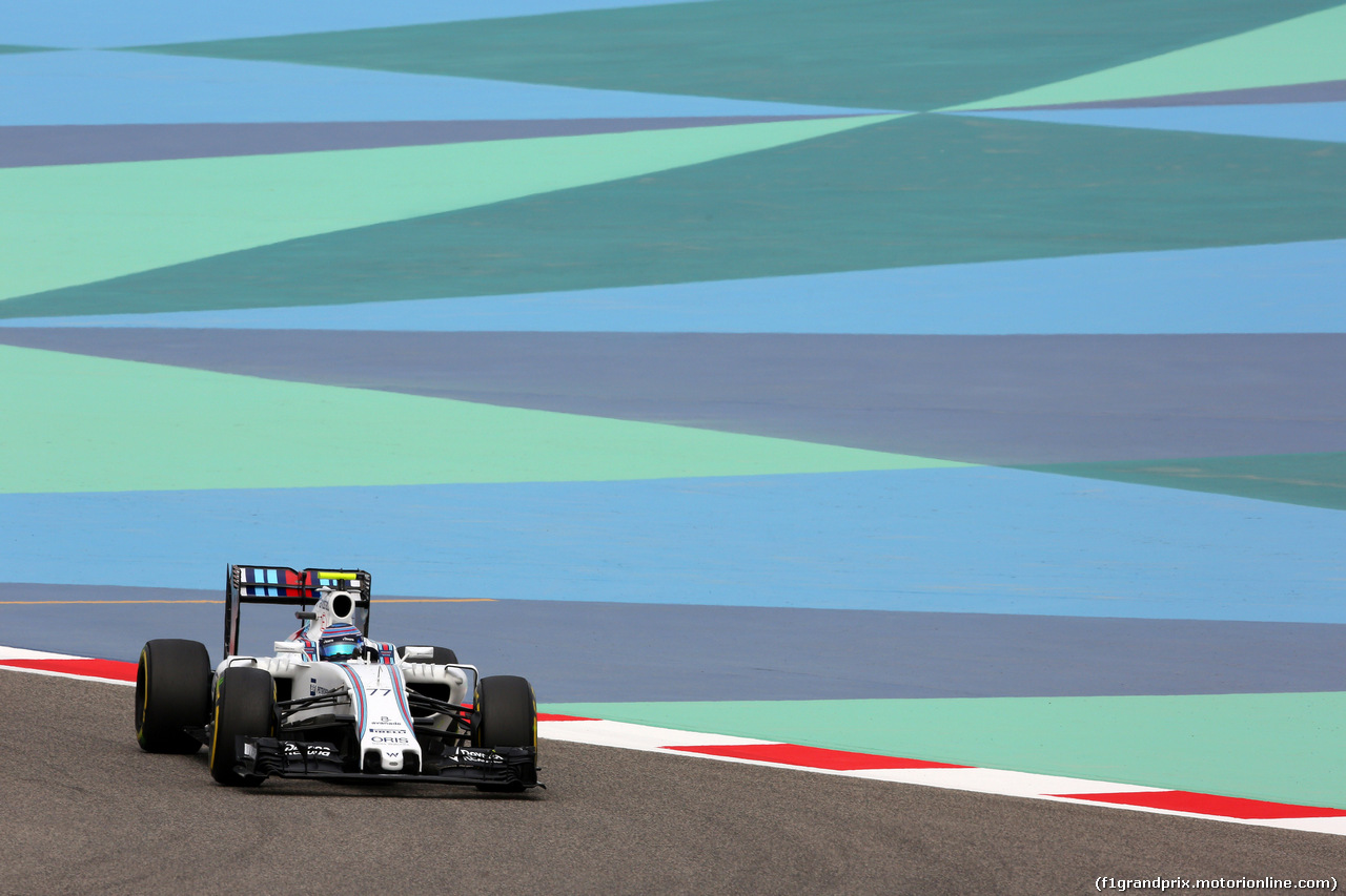 GP BAHRAIN, 01.04.2016 - Prove Libere 1, Valtteri Bottas (FIN) Williams FW38