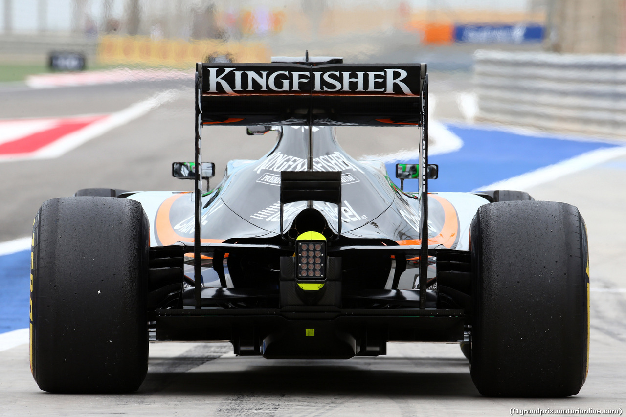 GP BAHRAIN, 01.04.2016 - Prove Libere 1, Nico Hulkenberg (GER) Sahara Force India F1 VJM09