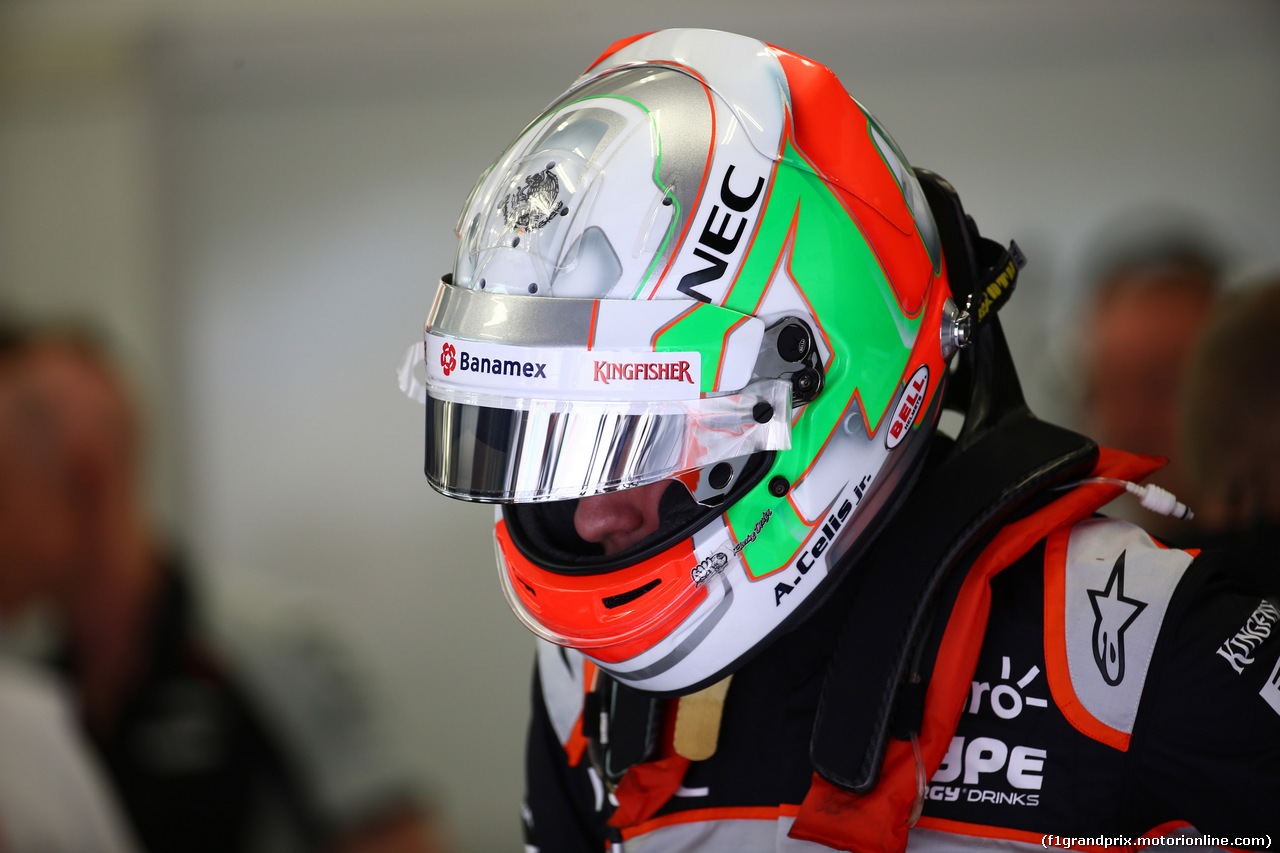 GP BAHRAIN, 01.04.2016 - Prove Libere 1, Alfonso Celis Jr (MEX) Test Driver, Sahara Force India F1 VJM09