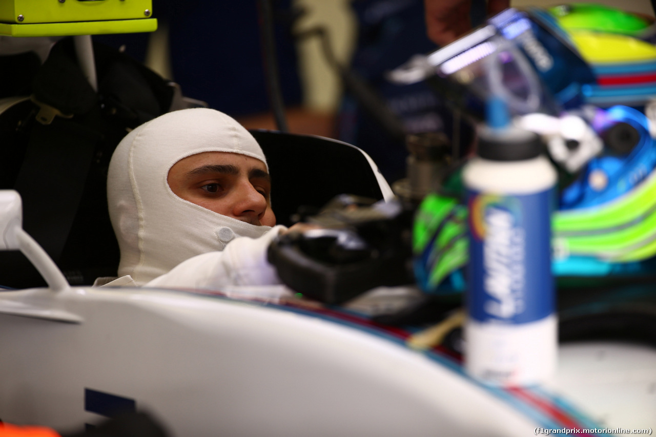 GP BAHRAIN, 01.04.2016 - Prove Libere 1, Felipe Massa (BRA) Williams FW38