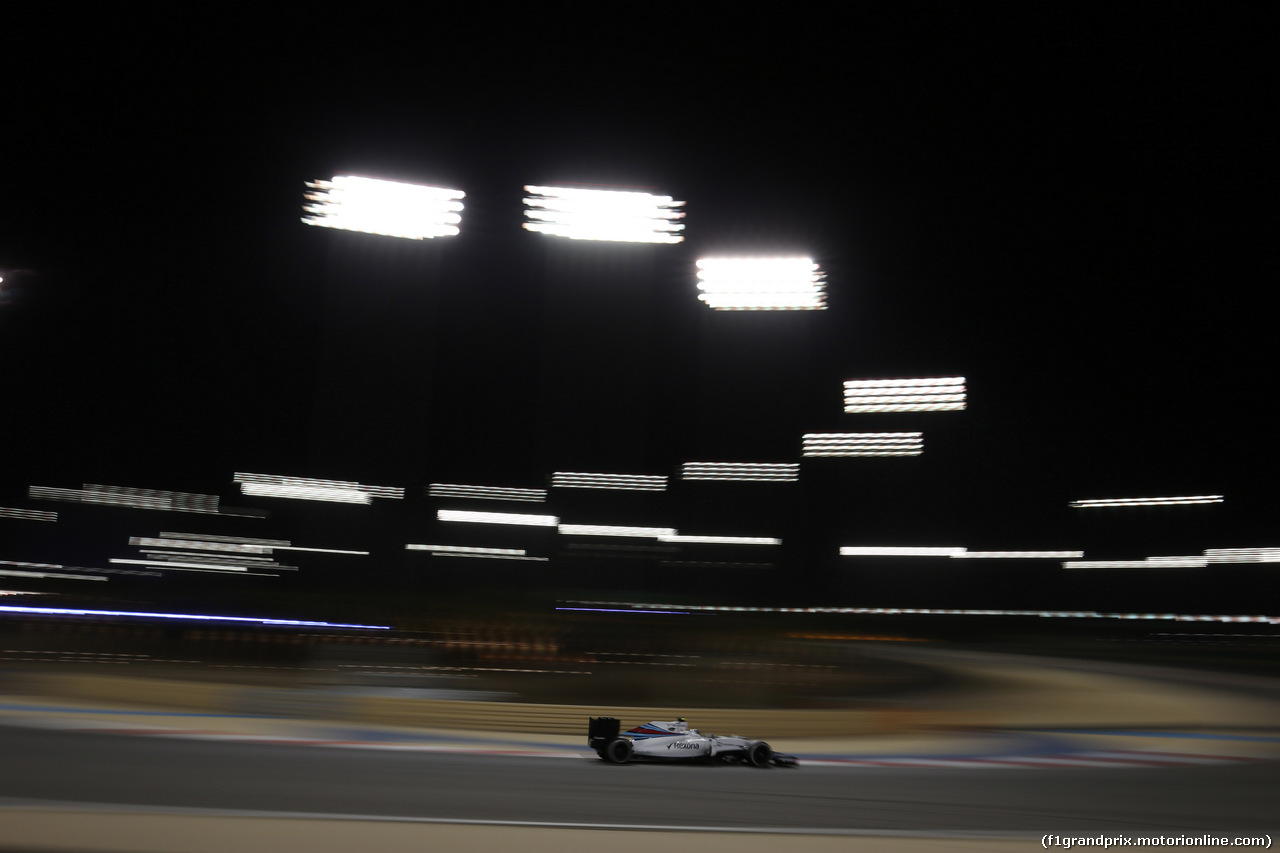 GP BAHRAIN, 01.04.2016 - Prove Libere 2, Valtteri Bottas (FIN) Williams FW38