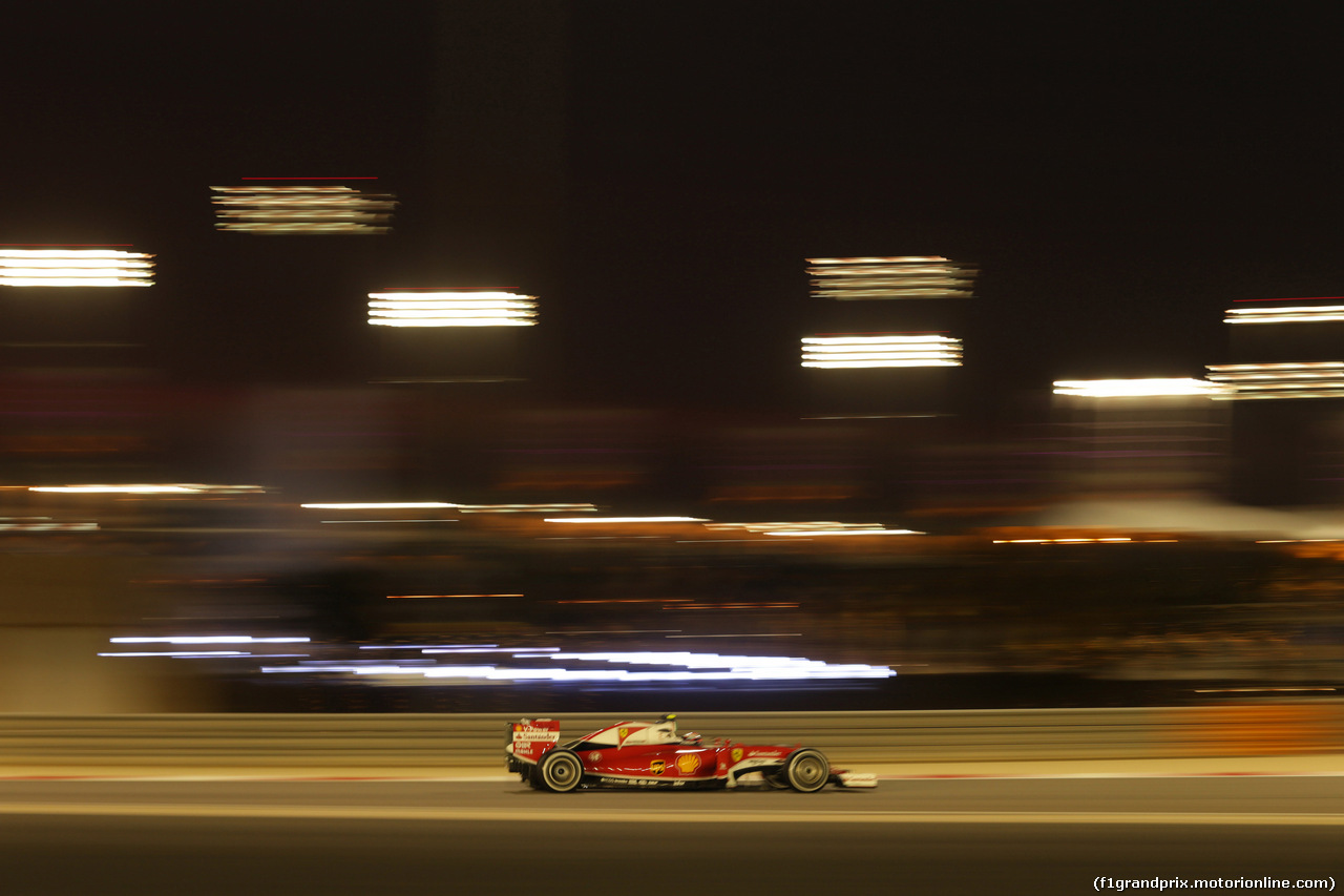 GP BAHRAIN, 01.04.2016 - Prove Libere 2, Kimi Raikkonen (FIN) Ferrari SF16-H