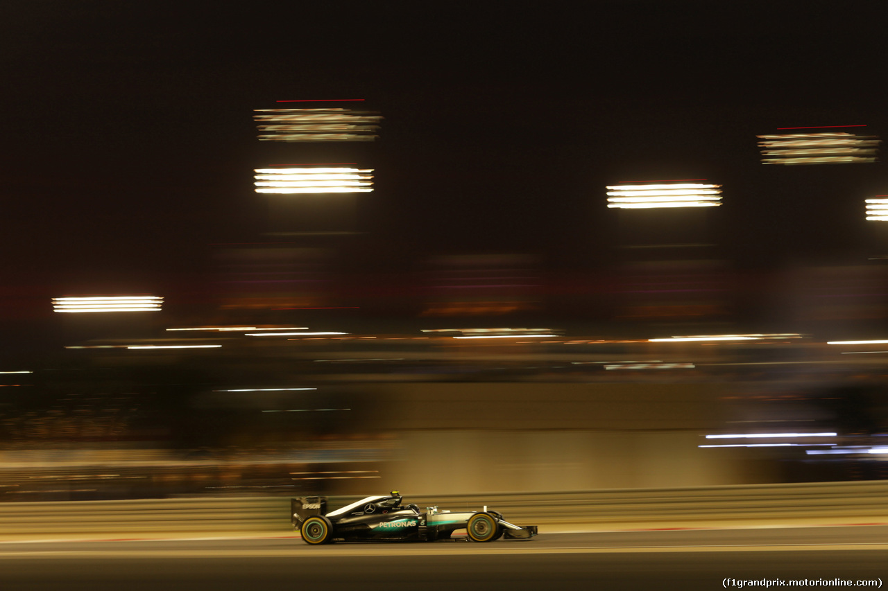 GP BAHRAIN, 01.04.2016 - Prove Libere 2, Nico Rosberg (GER) Mercedes AMG F1 W07 Hybrid