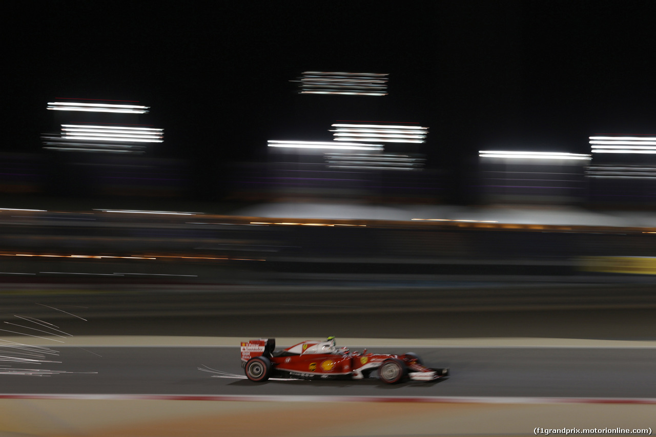 GP BAHRAIN, 01.04.2016 - Prove Libere 2, Kimi Raikkonen (FIN) Ferrari SF16-H