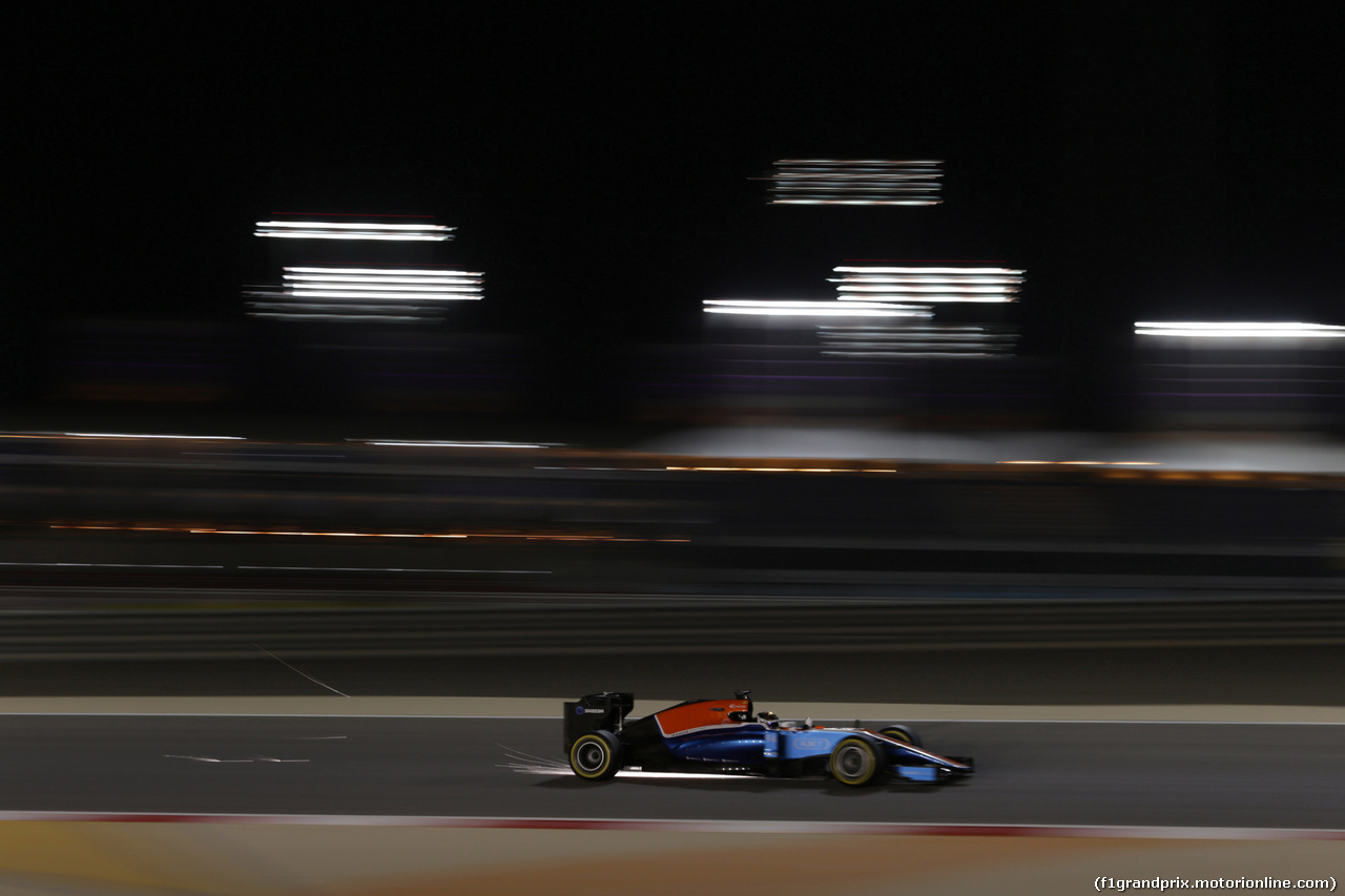 GP BAHRAIN, 01.04.2016 - Prove Libere 2, Pascal Wehrlein (GER) Manor Racing MRT05