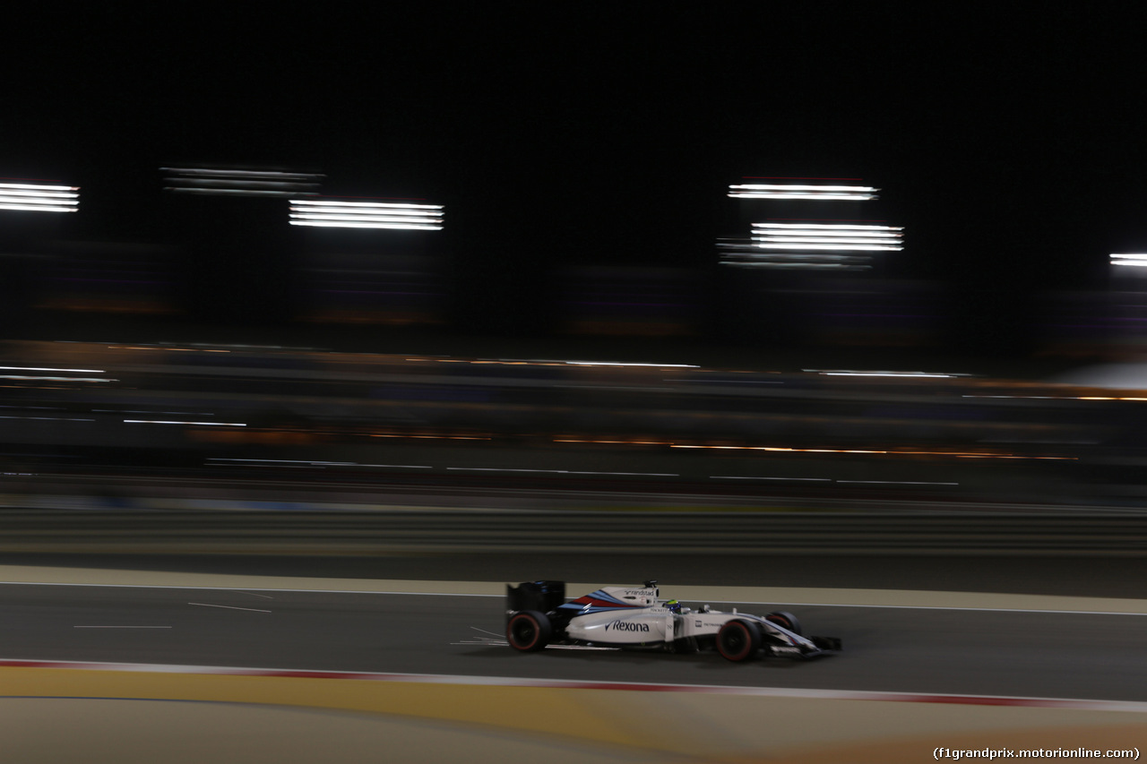 GP BAHRAIN, 01.04.2016 - Prove Libere 2, Felipe Massa (BRA) Williams FW38