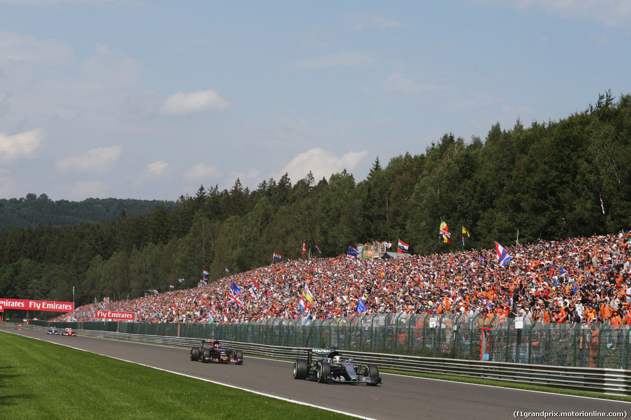 GP BELGIO, Lewis Hamilton (GBR) Mercedes AMG F1 W07 Hybrid.
28.08.2016. Gara