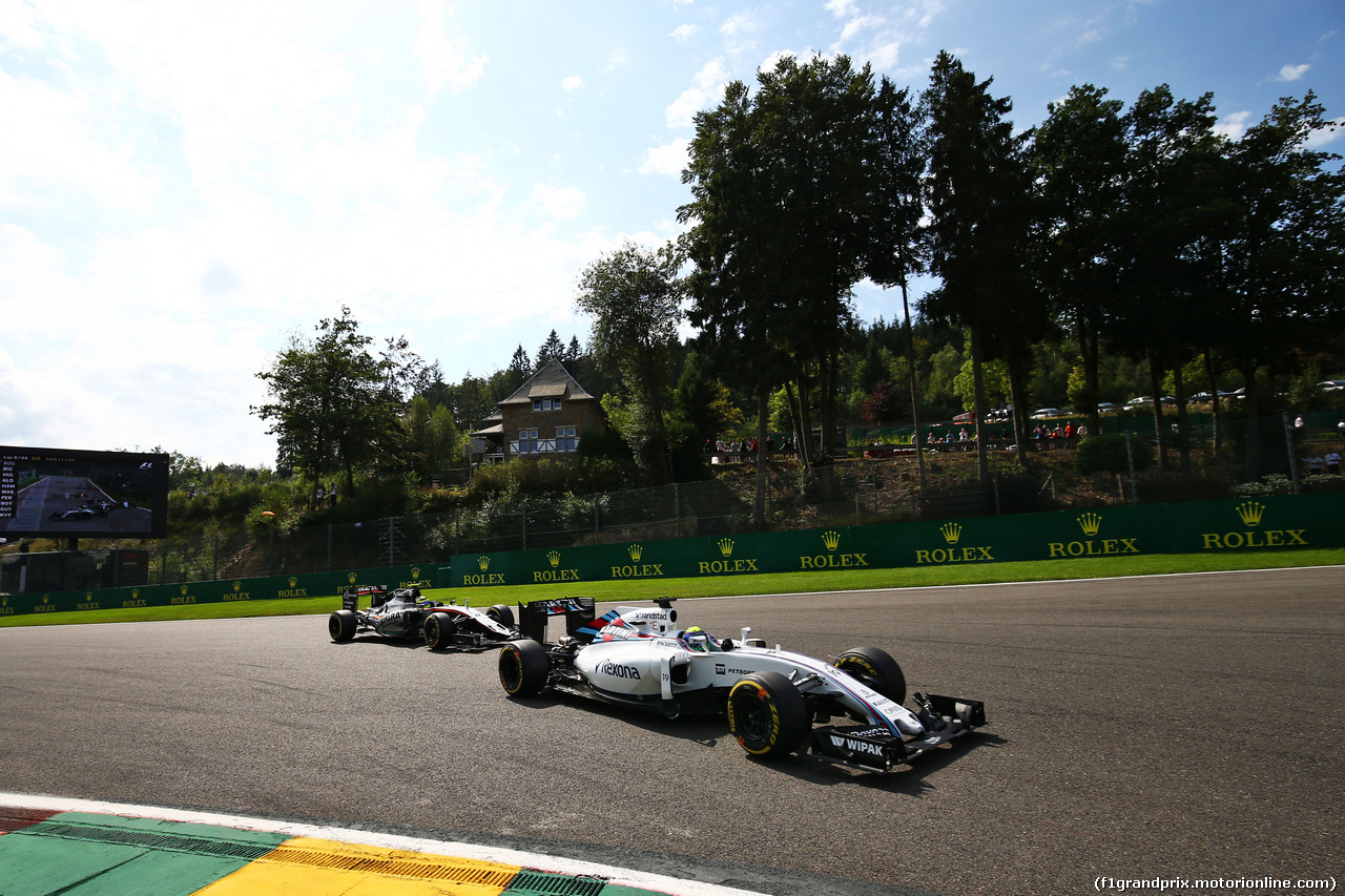 GP BELGIO, Felipe Massa (BRA) Williams FW38.
28.08.2016. Gara