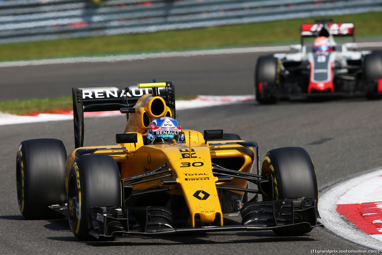 GP BELGIO, Jolyon Palmer (GBR) Renault Sport F1 Team RS16.
28.08.2016. Gara