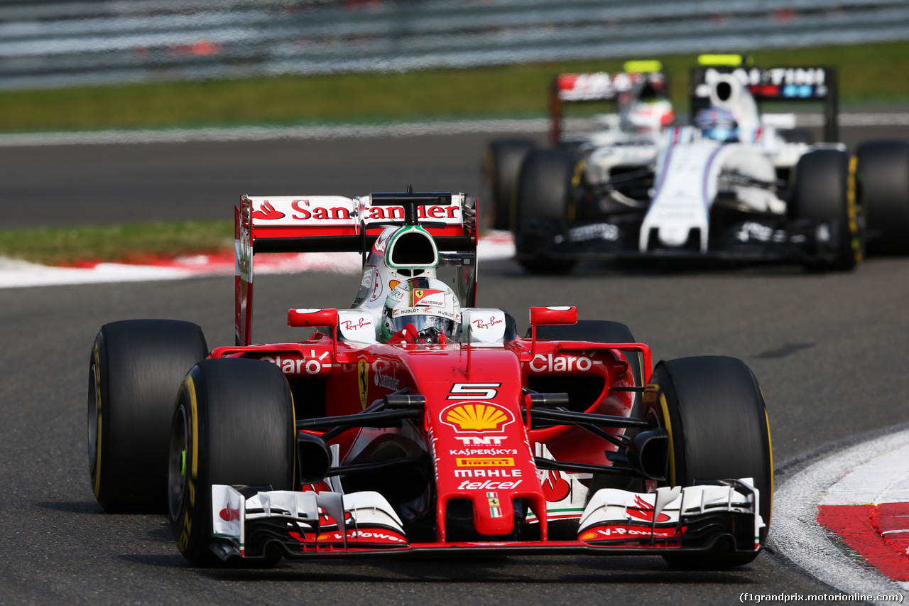 GP BELGIO, Sebastian Vettel (GER) Ferrari SF16-H.
28.08.2016. Gara