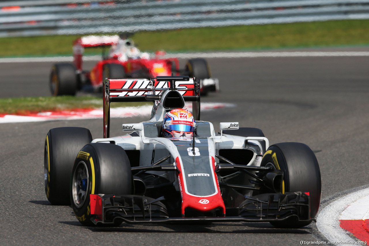 GP BELGIO, Romain Grosjean (FRA) Haas F1 Team VF-16.
28.08.2016. Gara