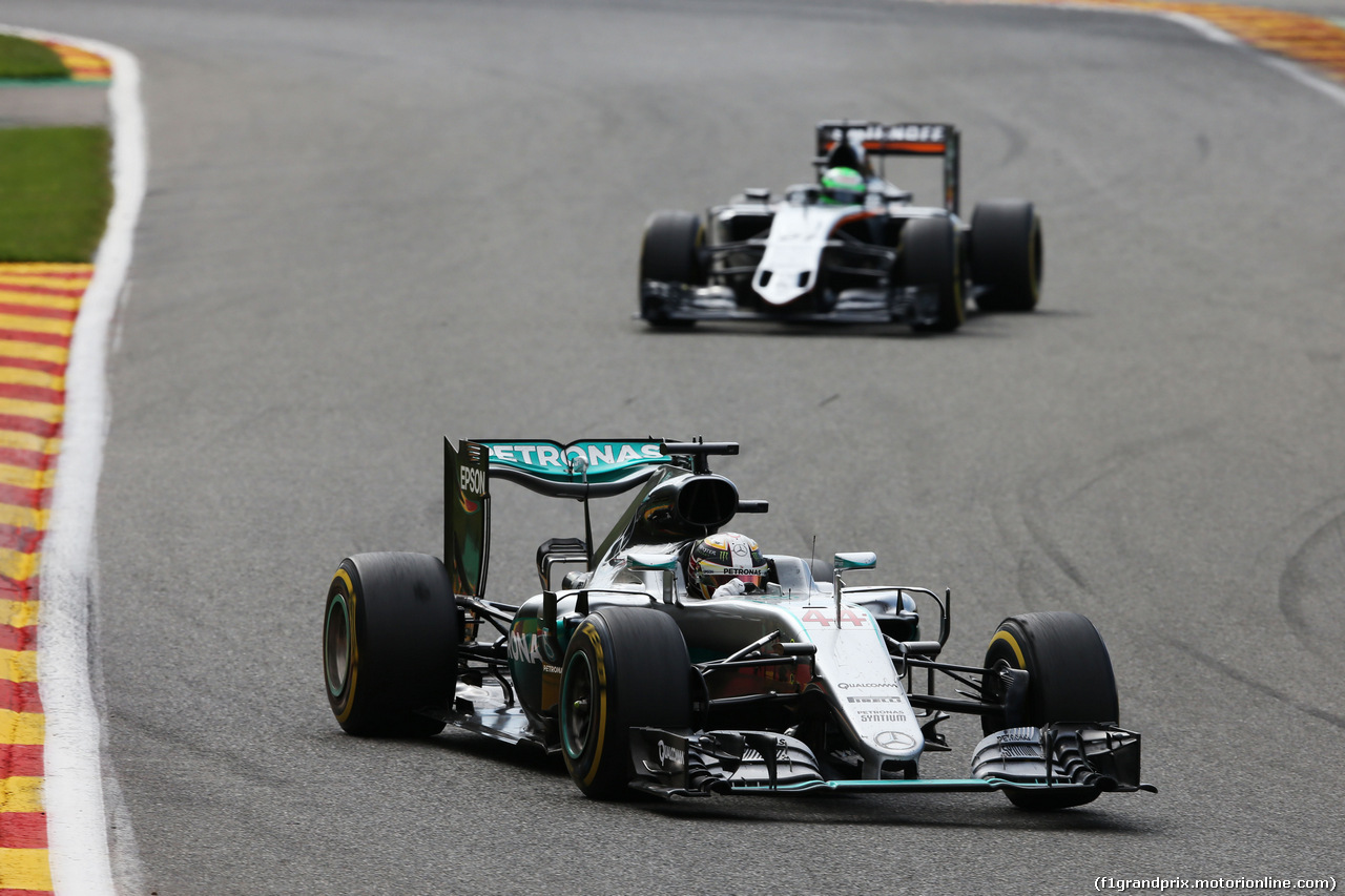 GP BELGIO, Lewis Hamilton (GBR) Mercedes AMG F1 W07 Hybrid.
28.08.2016. Gara