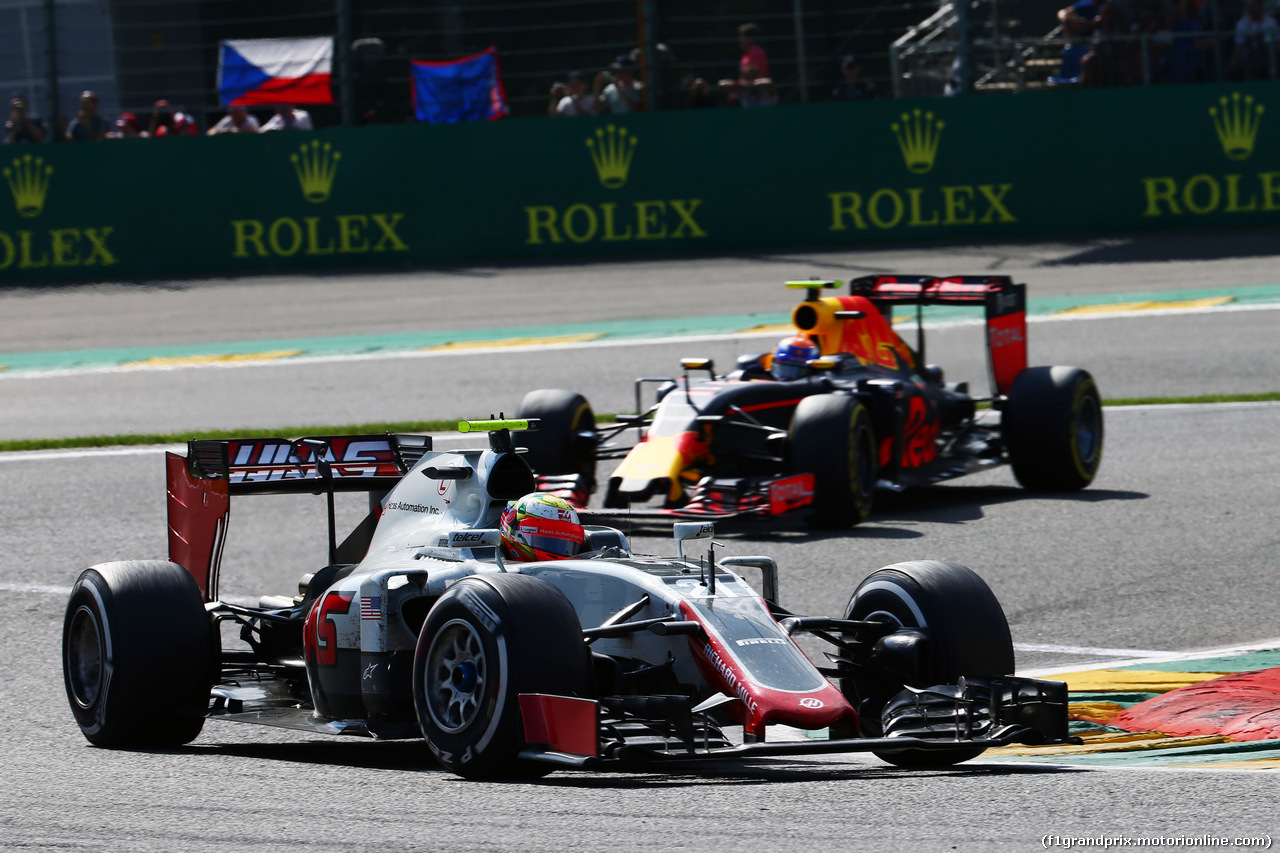 GP BELGIO, Esteban Gutierrez (MEX) Haas F1 Team VF-16.
28.08.2016. Gara