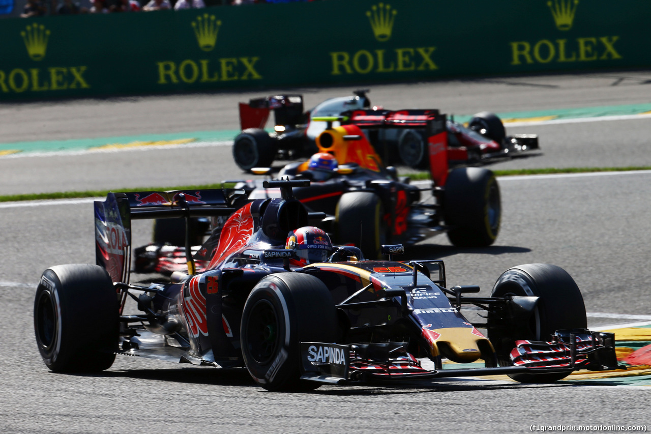 GP BELGIO, Daniil Kvyat (RUS) Scuderia Toro Rosso STR11.
28.08.2016. Gara