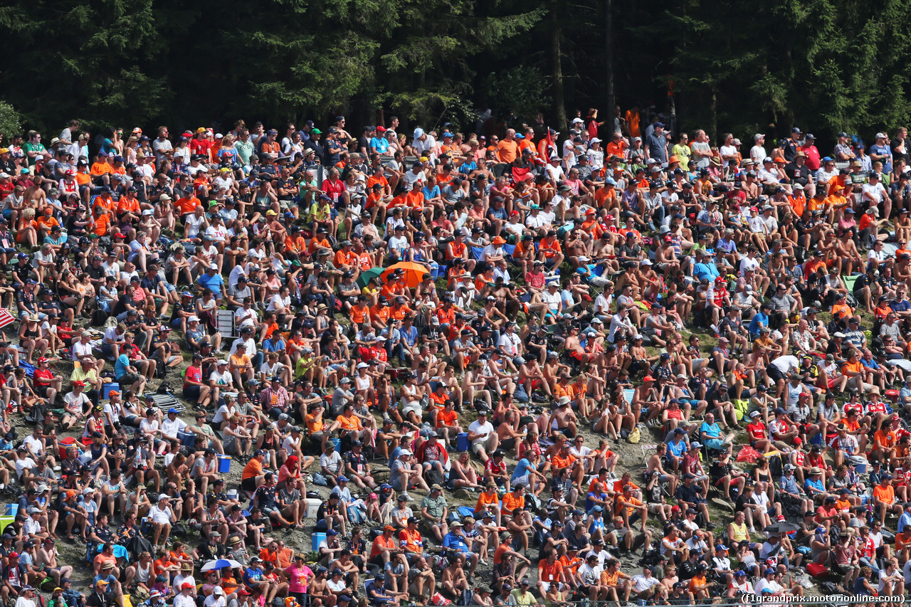 GP BELGIO, Fans.
28.08.2016. Gara