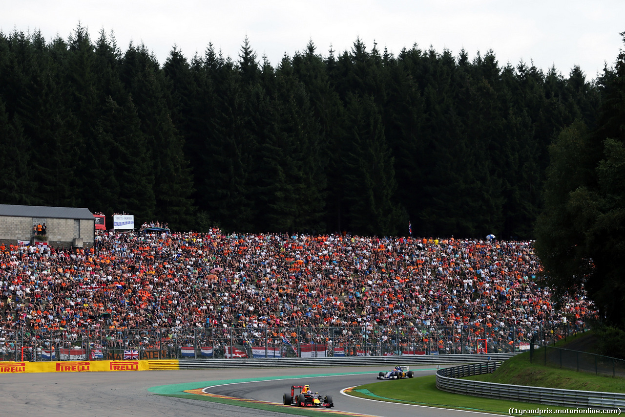 GP BELGIO, Max Verstappen (NLD) Red Bull Racing RB12.
28.08.2016. Gara