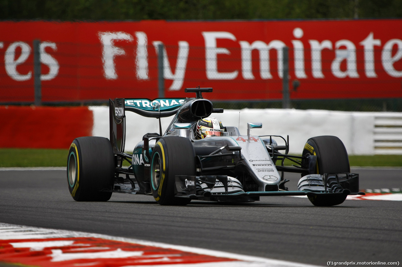 GP BELGIO, 28.08.2016 - Gara, Lewis Hamilton (GBR) Mercedes AMG F1 W07 Hybrid