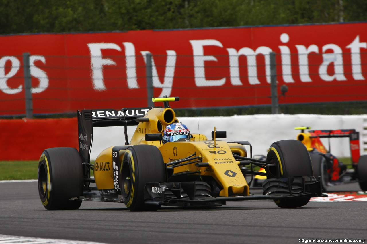 GP BELGIO, 28.08.2016 - Gara, Jolyon Palmer (GBR) Renault Sport F1 Team RS16