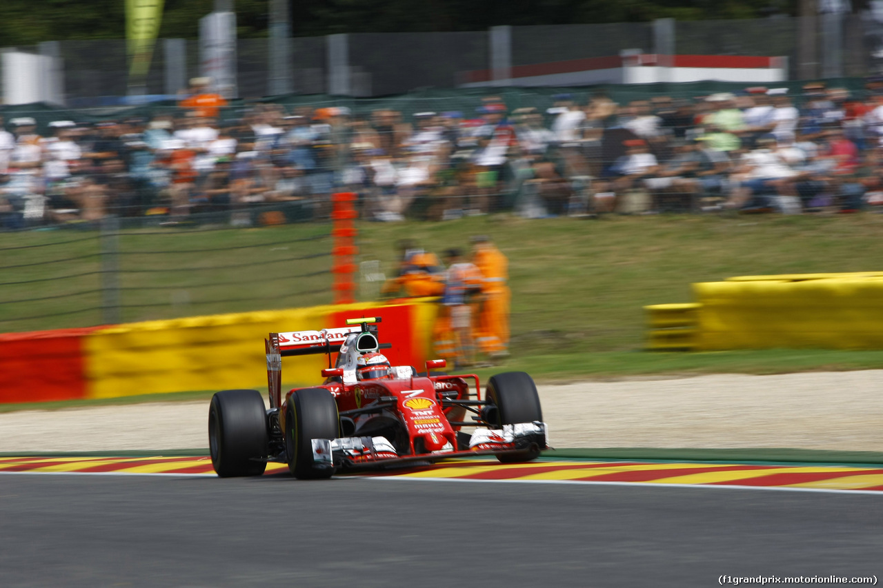 GP BELGIO, 28.08.2016 - Gara, Kimi Raikkonen (FIN) Ferrari SF16-H