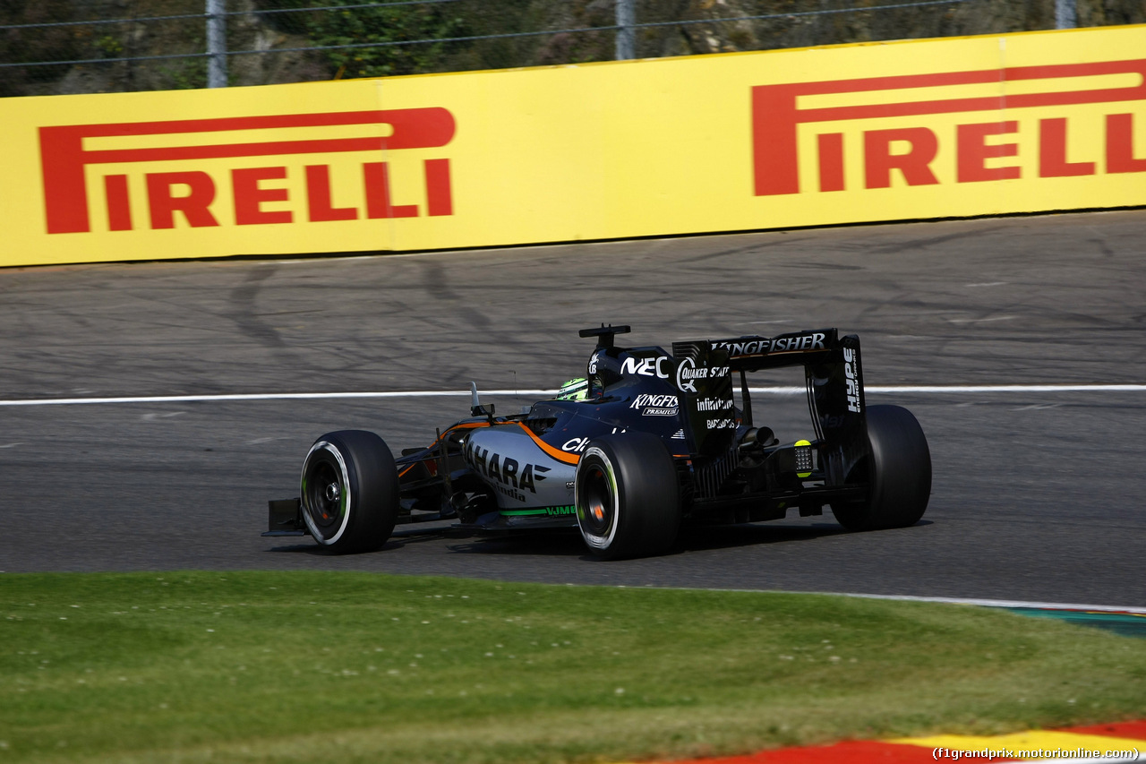 GP BELGIO, 28.08.2016 - Gara, Nico Hulkenberg (GER) Sahara Force India F1 VJM09