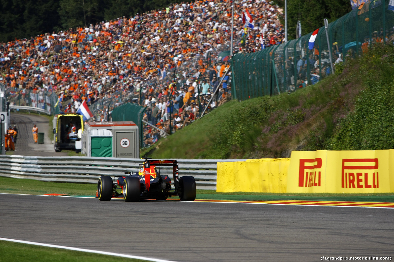 GP BELGIO, 28.08.2016 - Gara, Max Verstappen (NED) Red Bull Racing RB12