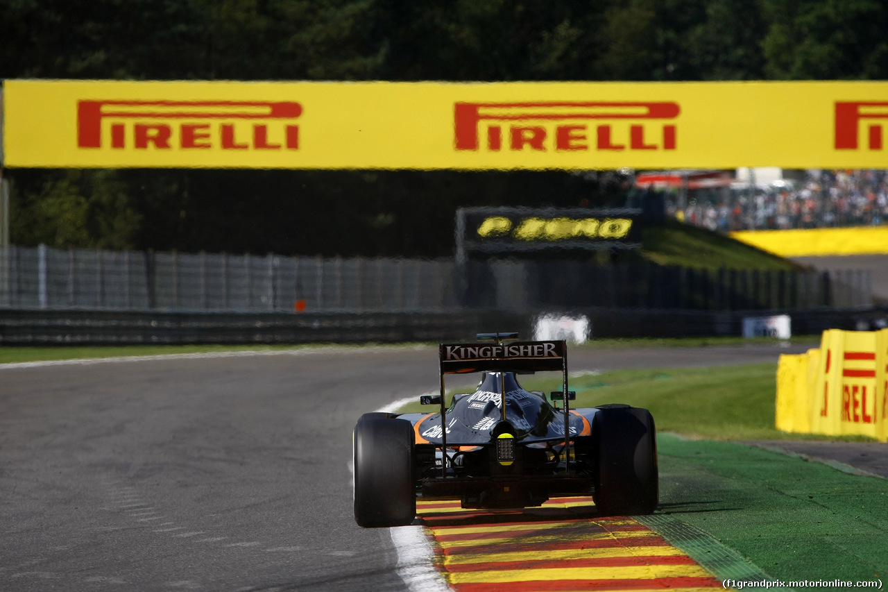 GP BELGIO, 28.08.2016 - Gara, Nico Hulkenberg (GER) Sahara Force India F1 VJM09