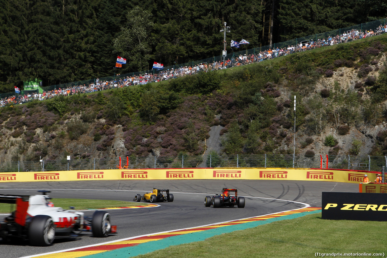 GP BELGIO, 28.08.2016 - Gara, Jolyon Palmer (GBR) Renault Sport F1 Team RS16