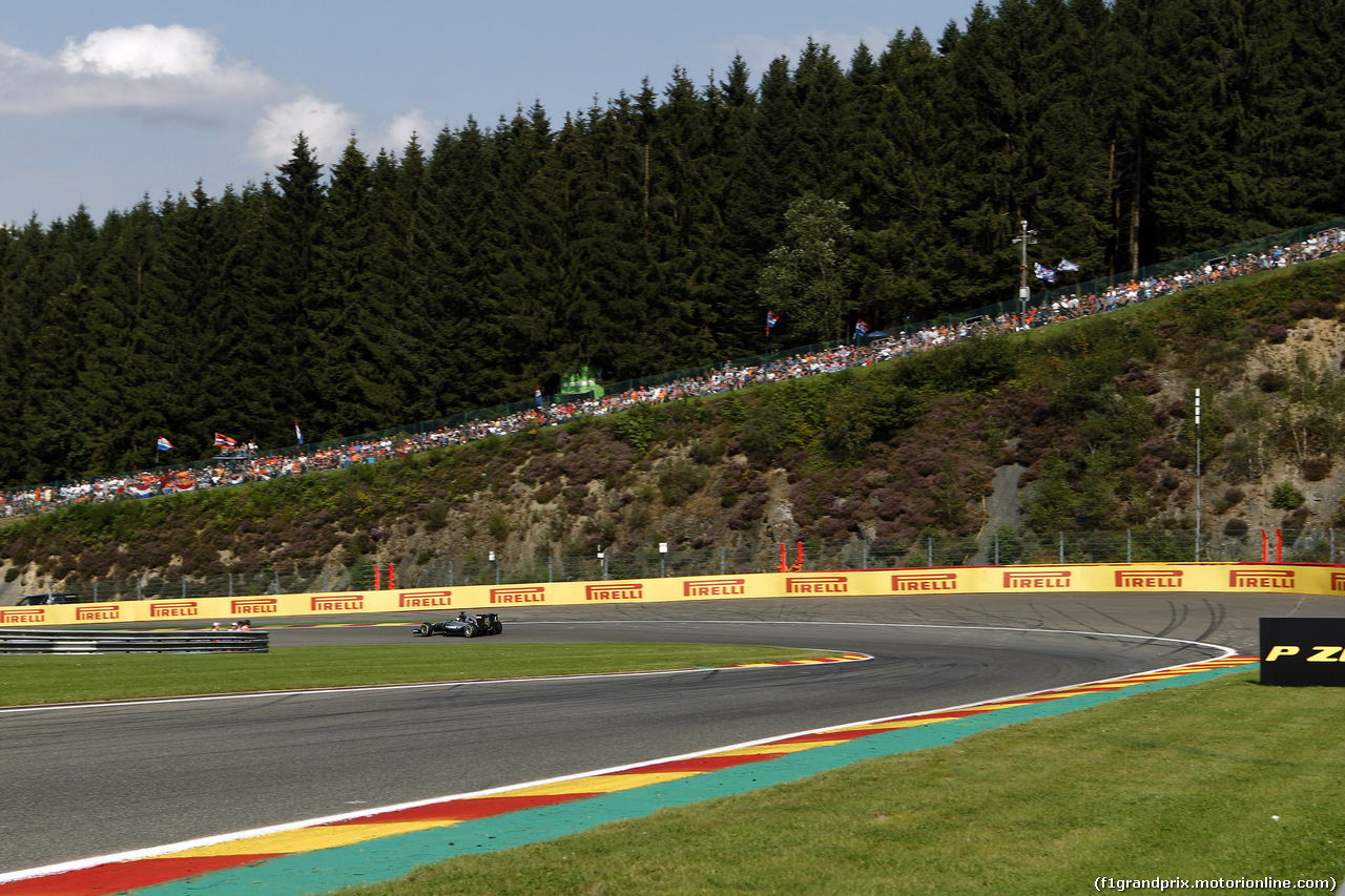 GP BELGIO, 28.08.2016 - Gara, Lewis Hamilton (GBR) Mercedes AMG F1 W07 Hybrid