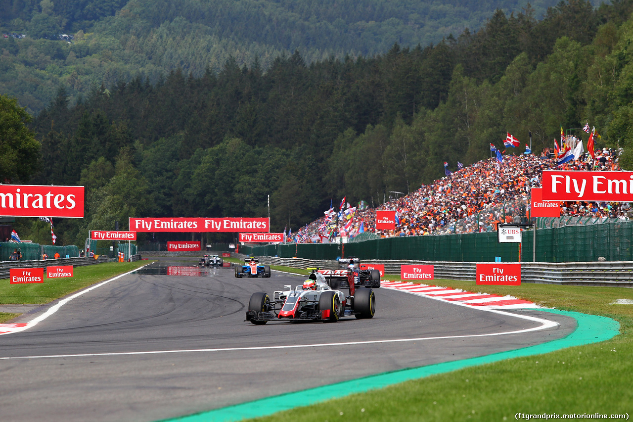 GP BELGIO, 28.08.2016 - Gara, Esteban Gutierrez (MEX) Haas F1 Team VF-16