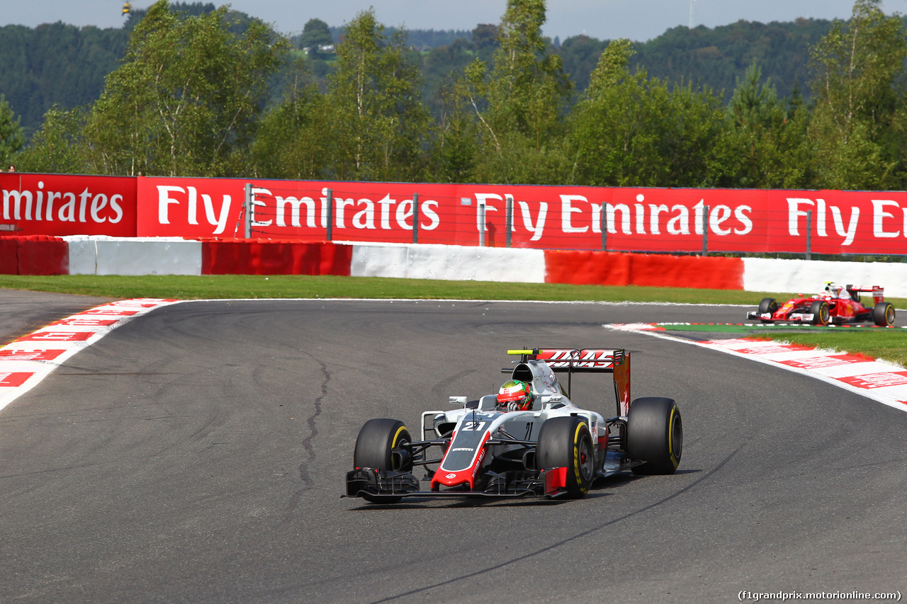 GP BELGIO, 28.08.2016 - Gara, Esteban Gutierrez (MEX) Haas F1 Team VF-16