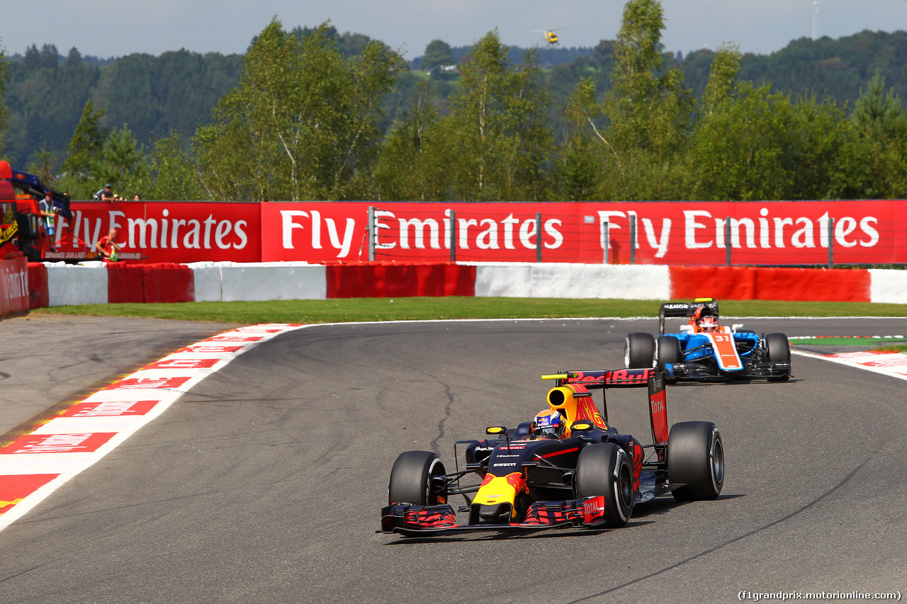 GP BELGIO, 28.08.2016 - Gara, Max Verstappen (NED) Red Bull Racing RB12