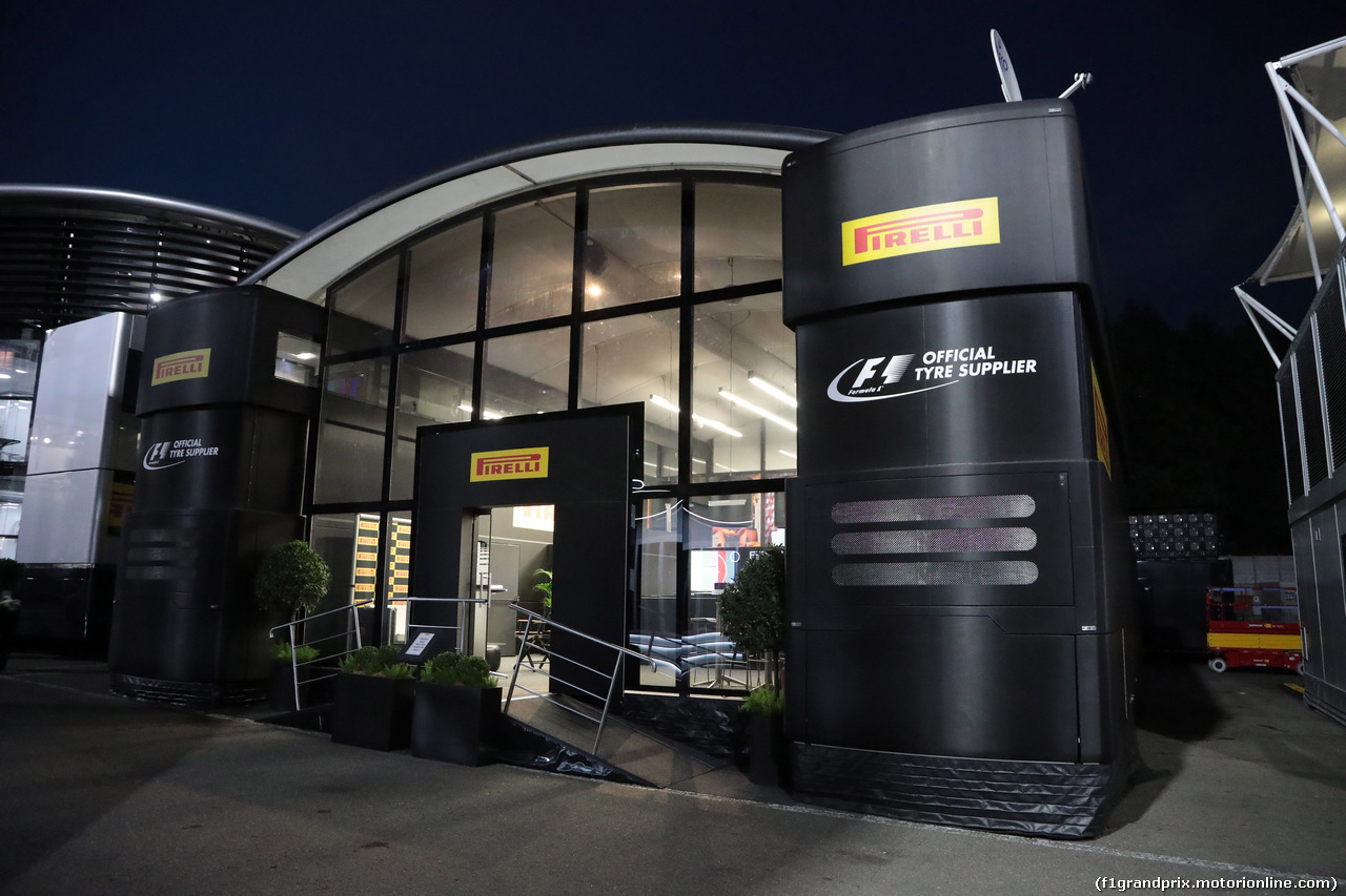 GP BELGIO, 28.08.2016 - Pirelli Hospitality at night