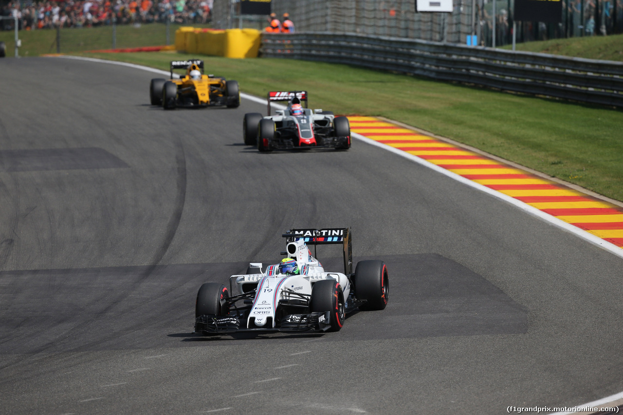 GP BELGIO, 28.08.2016 - Gara, Felipe Massa (BRA) Williams FW38