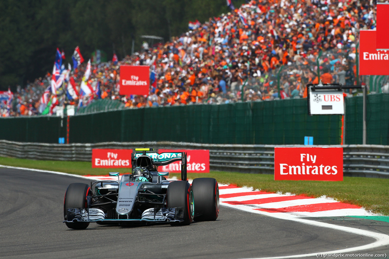 GP BELGIO, 28.08.2016 - Gara, Nico Rosberg (GER) Mercedes AMG F1 W07 Hybrid