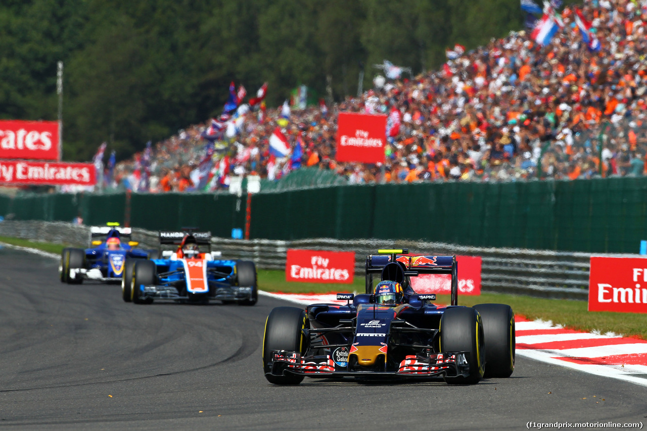 GP BELGIO, 28.08.2016 - Gara, Carlos Sainz Jr (ESP) Scuderia Toro Rosso STR11