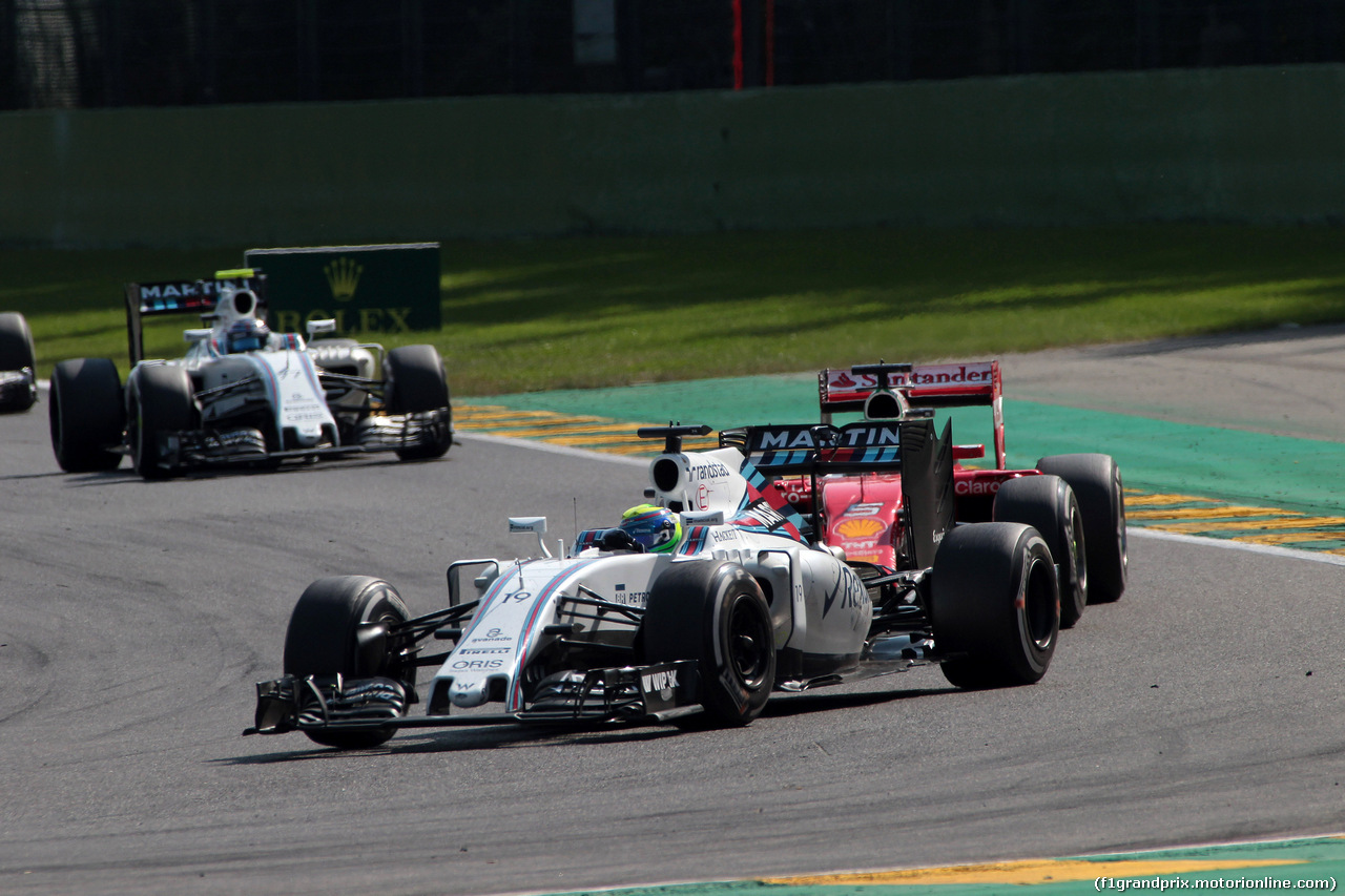 GP BELGIO, 28.08.2016 - Gara, Felipe Massa (BRA) Williams FW38