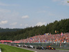 GP BELGIO, Nico Hulkenberg (GER) Sahara Force India F1 VJM09 e Daniel Ricciardo (AUS) Red Bull Racing RB12 battle for position at the partenza of the race.
28.08.2016. Gara