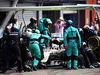 GP BELGIO, Lewis Hamilton (GBR) Mercedes AMG F1 W07 Hybrid makes a pit stop.
28.08.2016.