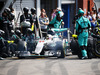 GP BELGIO, Lewis Hamilton (GBR) Mercedes AMG F1 W07 Hybrid makes a pit stop.
28.08.2016.