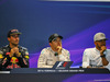 GP BELGIO, The post race FIA Press Conference (L to R): Daniel Ricciardo (AUS) Red Bull Racing, second; Nico Rosberg (GER) Mercedes AMG F1, vincitore; Lewis Hamilton (GBR) Mercedes AMG F1, third.
28.08.2016. Gara