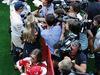 GP BELGIO, (Top to Bottom): Fernando Alonso (ESP) McLaren; Max Verstappen (NLD) Red Bull Racing; e Kimi Raikkonen (FIN) Ferrari, with the media.
28.08.2016. Gara