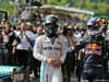 GP BELGIO, (L to R): Gara winner Nico Rosberg (GER) Mercedes AMG F1 e second placed Daniel Ricciardo (AUS) Red Bull Racing in parc ferme.
28.08.2016. Gara