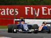 GP BELGIO, 28.08.2016 - Gara, Felipe Nasr (BRA) Sauber C34 e Esteban Ocon (FRA) Manor Racing MRT05