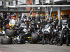 GP BELGIO, 28.08.2016 - Gara, Pit stop, Sergio Perez (MEX) Sahara Force India F1 VJM09