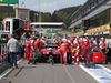 GP BELGIO, 28.08.2016 - Gara, Sebastian Vettel (GER) Ferrari SF16-H in the pits as the race is stopped