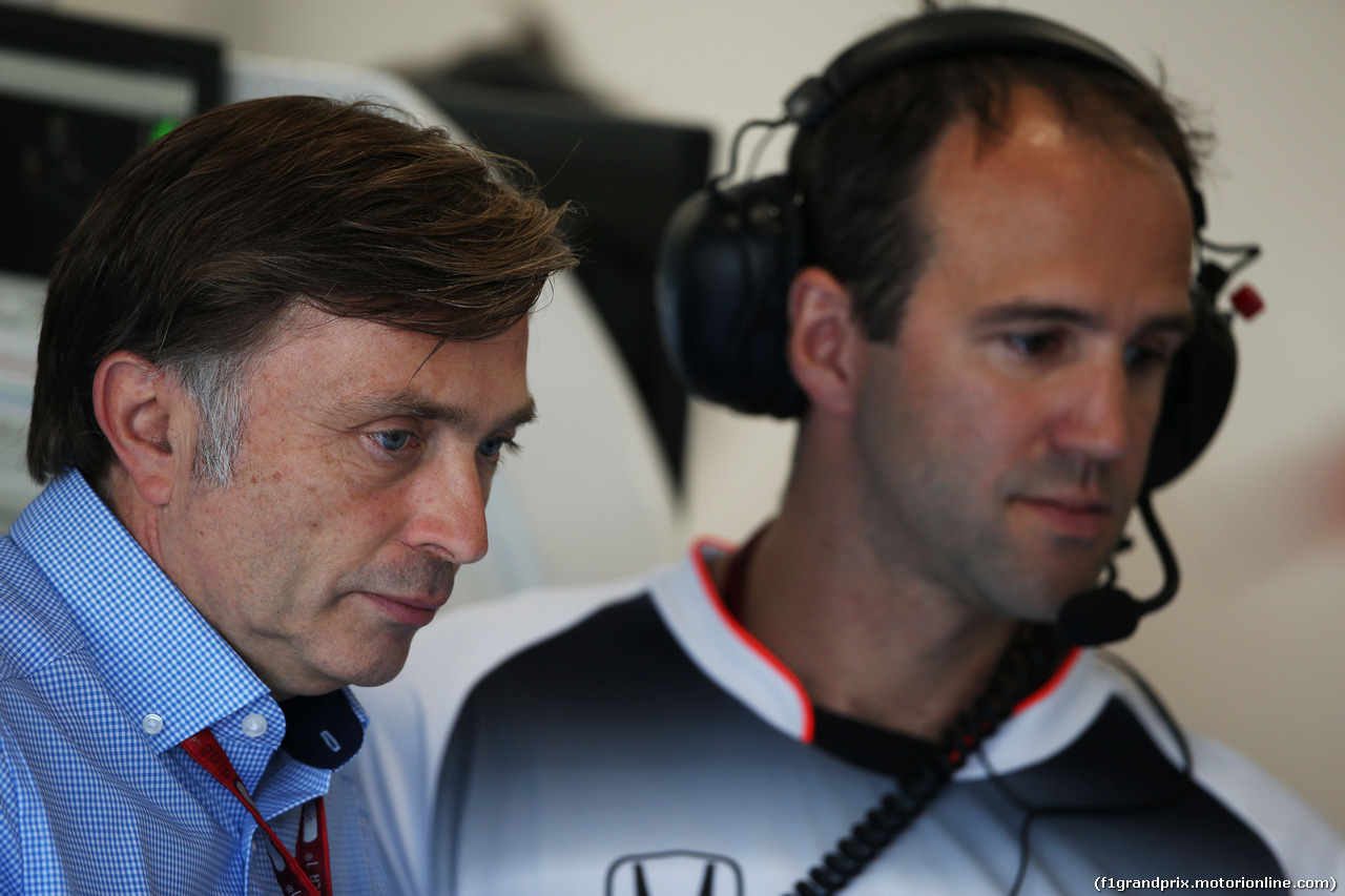 GP BELGIO, 27.08.2016. Prove Libere 3, Jost Capito (GER) McLaren Chief Executive Officer.