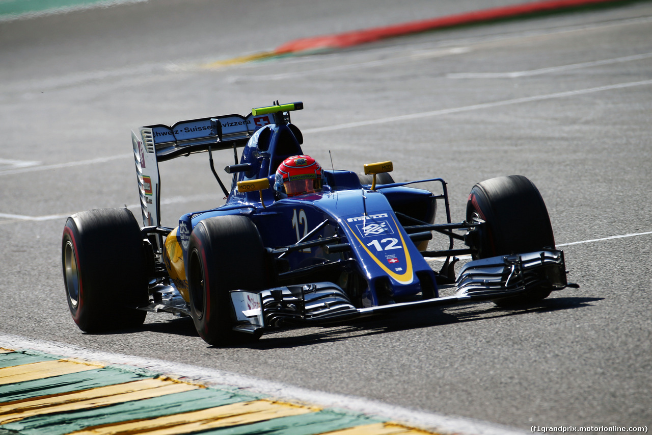 GP BELGIO, Felipe Nasr (BRA) Sauber C35.
27.08.2016. Prove Libere 3