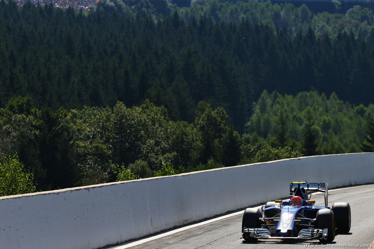 GP BELGIO, Felipe Nasr (BRA) Sauber C35.
27.08.2016. Prove Libere 3